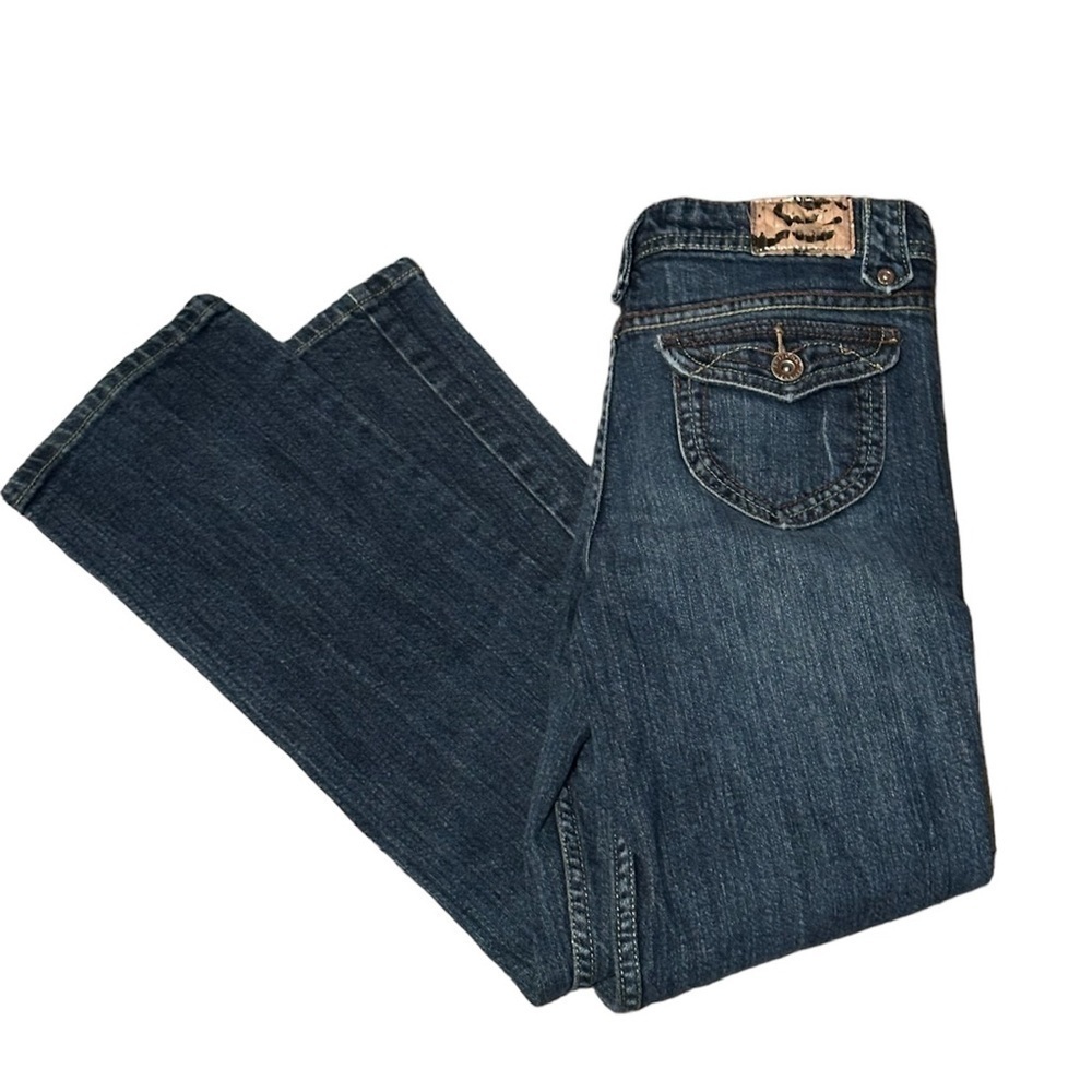 ARIZONA JEANS dark wash blue jeans
